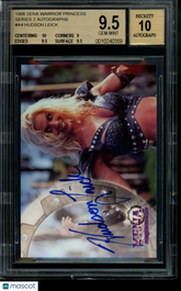 1998 Xena Warrior Princess Autograph Hudson Leick as Callisto BGS 9.5/10 Auto
